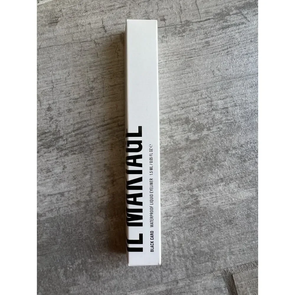 IL MAKIAGE Black Card Waterproof Liquid Eyeliner 1.5ml /0.05 FL oz NEW Full Size